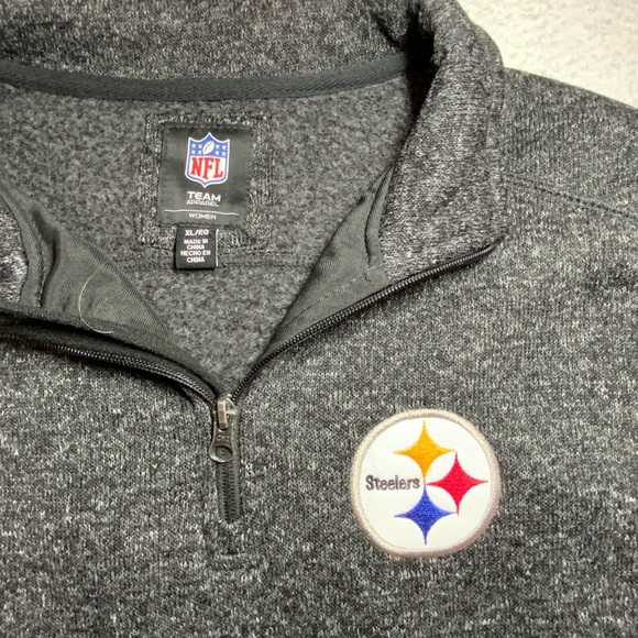 NFL Tops - Steelers G-III Womens XL Sweater Fleece Quarter Zip Pullover